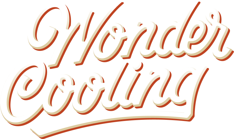 Wonder Cooling logo in cursive font
